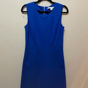 DVF Diane von Furstenberg blue dress size 6 excellent condition